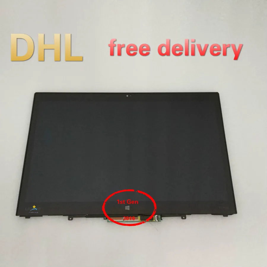 00UR189 Original New Full LEN Thinkpad X1 Yoga  (20FR) 1st Gen 2016 FHD 14.0'' LCD  LED Touch Screen Digitizer Assembly Bezel