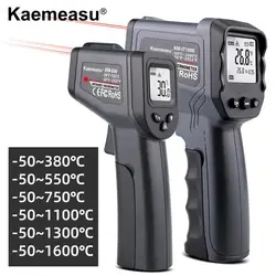 -50 ~ 1600 grad Handheld Pyrometer Digital Infrarot Thermometer Nicht-Kontaktieren Laser LCD Display IR Temperatur Gun Instrumente