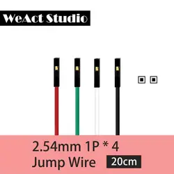 Weaxie-Fil en silicone pour diabétique, 2.54mm, 20cm, ligne Dupont femelle à femelle, 1 broche x 4 SWD