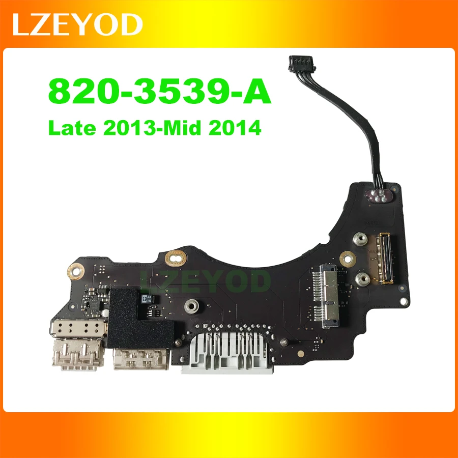 

Genuine A1502 I/O Board For Macbook Pro Retina 13" A1502 USB Power Audio Board dc jack 820-3539-A 2013 -2014