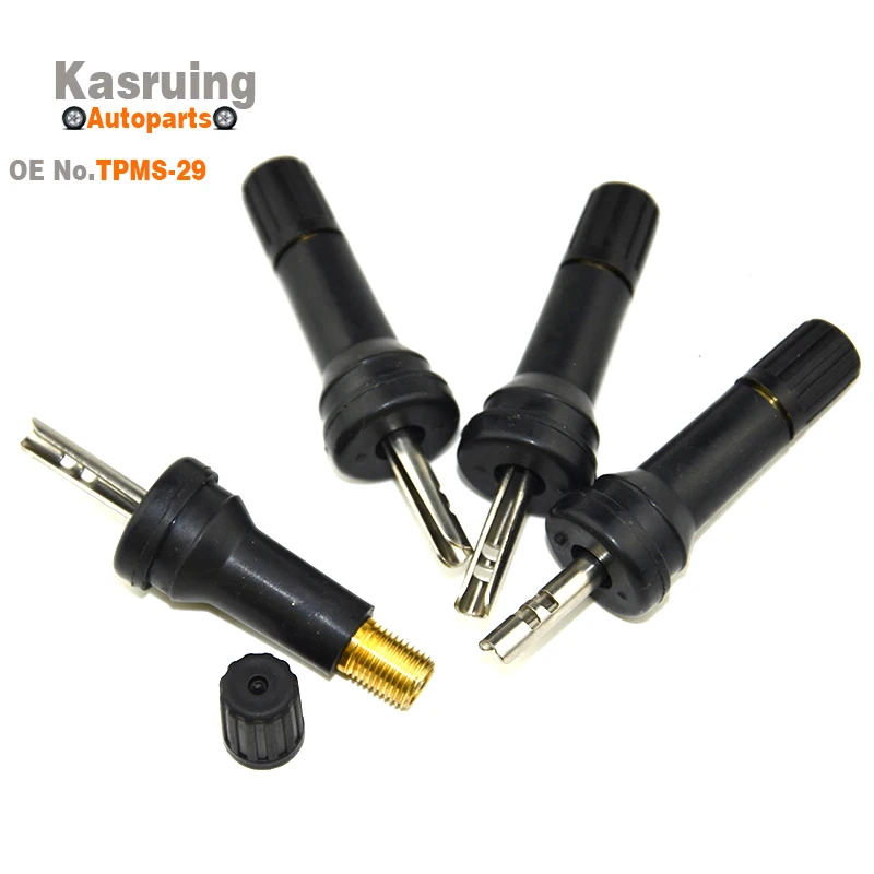 4pcs TPMS Valves for Nissan Patrol Tire Valves for TPMS Sensor Rubber Tubeless Valve Stem for Tire Pressure Monitoring System