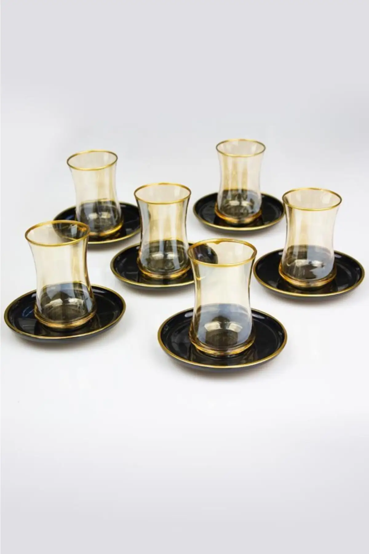 Uras Gilded Tea Cup Pad Tea Set M3 English Tea Cup Glass Cup