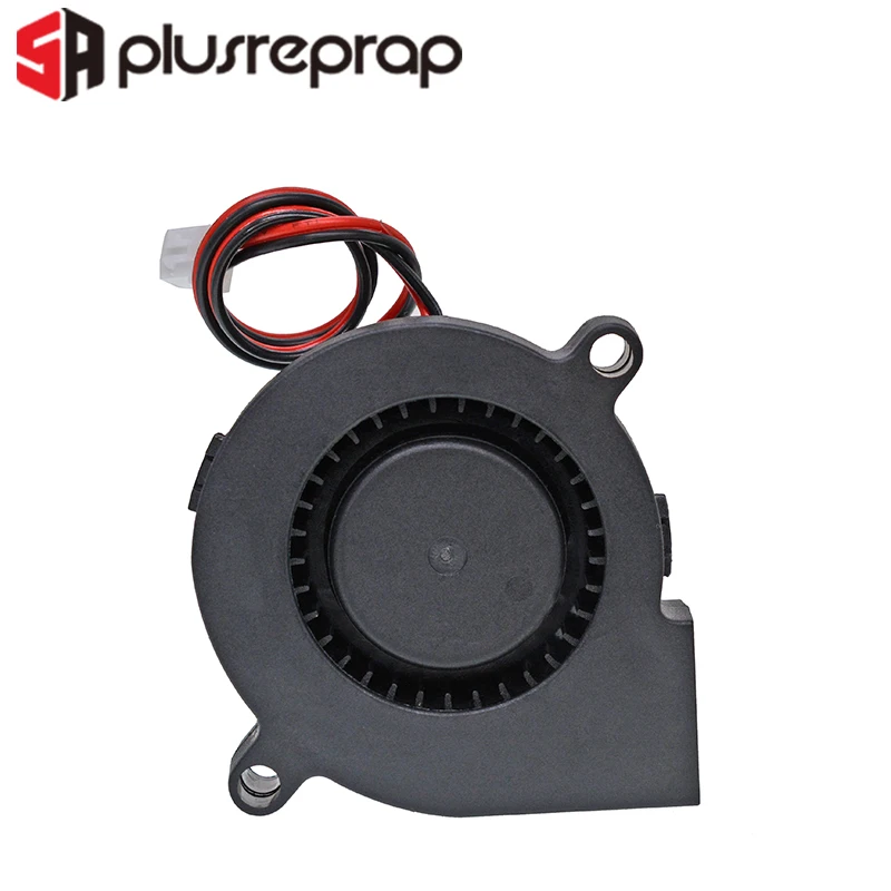 5015 Turbo Fan 12V 24V 0.06A Quiet Cooling Brushless DC Cooler 50x50x15mm Low Speed Blower with 2-Wires