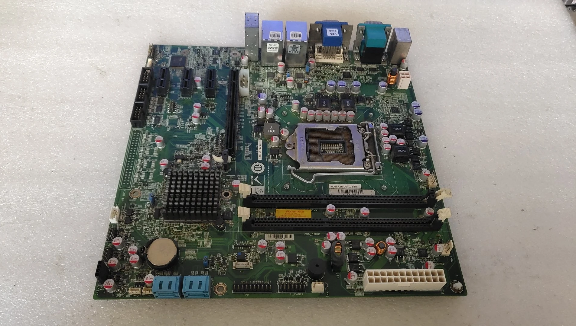 

Industrial equipment board IMB-H610 IMB-H610A-R10 REV:1.0 LGA1155 socket