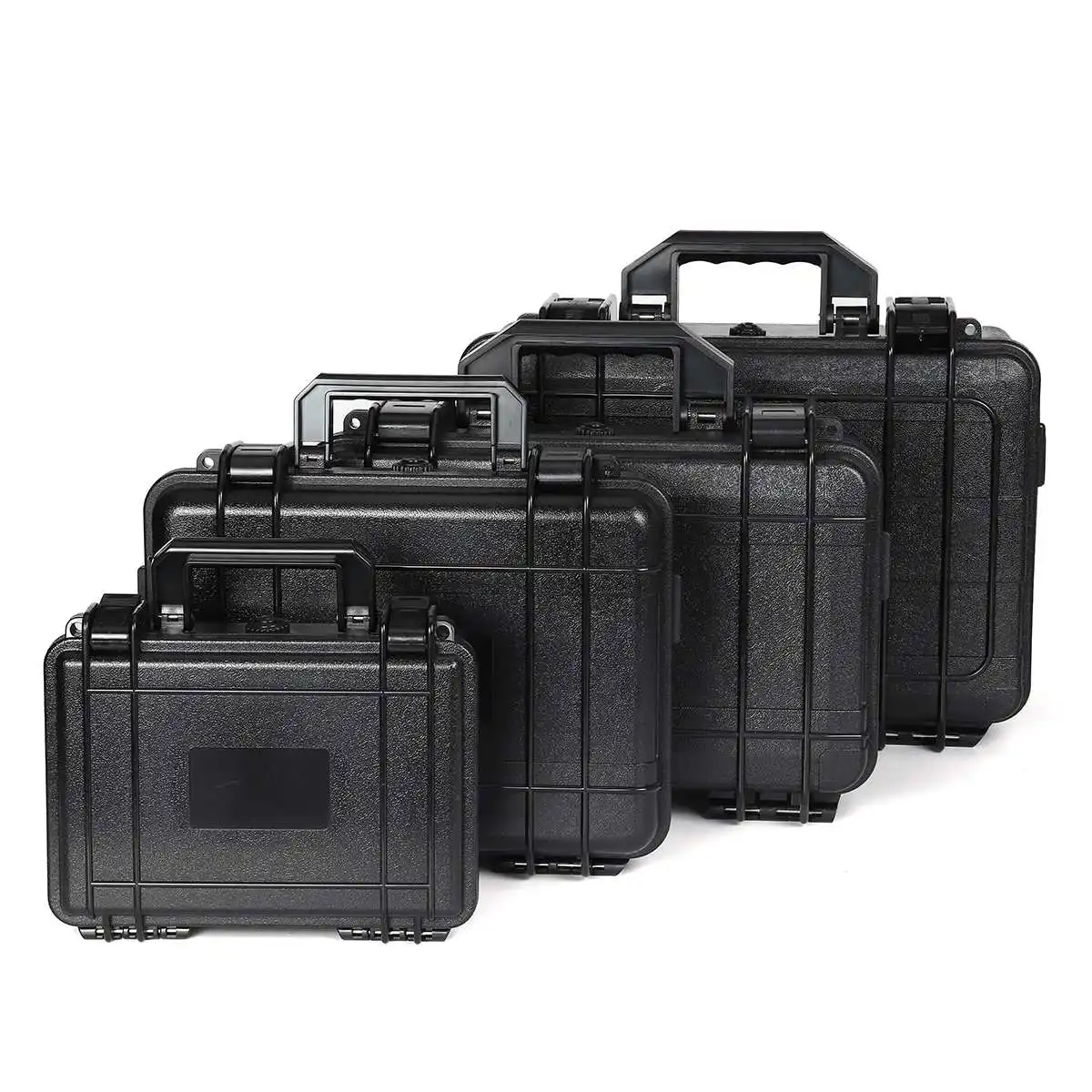 Waterproof Safety Case ABS Plastic Tool Box Outdoor Tactical Dry Box Sealed Safety Equipment Storage Outdoor Tool Container