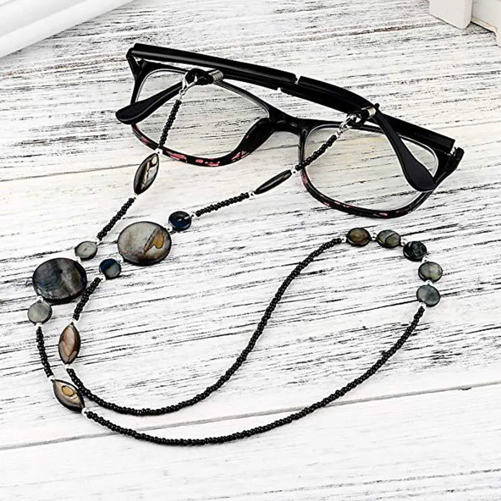 New Shell Beads Glassess Chain Fashion Women Reading Sunglasses Chain Cords Eyeglases Lanyards Holder Strap Eyewear Accessories