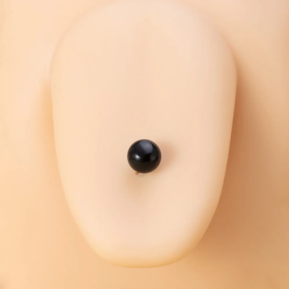 10 Stück Zungenringe, bunte Acrylkugel, 14 g, chirurgischer Stahl, gerade Zungenpiercing-Hanteln für Frauen, Körperpiercing-Schmuck – Detail 5