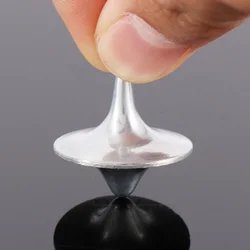 New Arrival Hot Sale Metal Gyro Great Accurate Silver Spinning Top Hot Movie Totem Print Spinning Top new and high quality