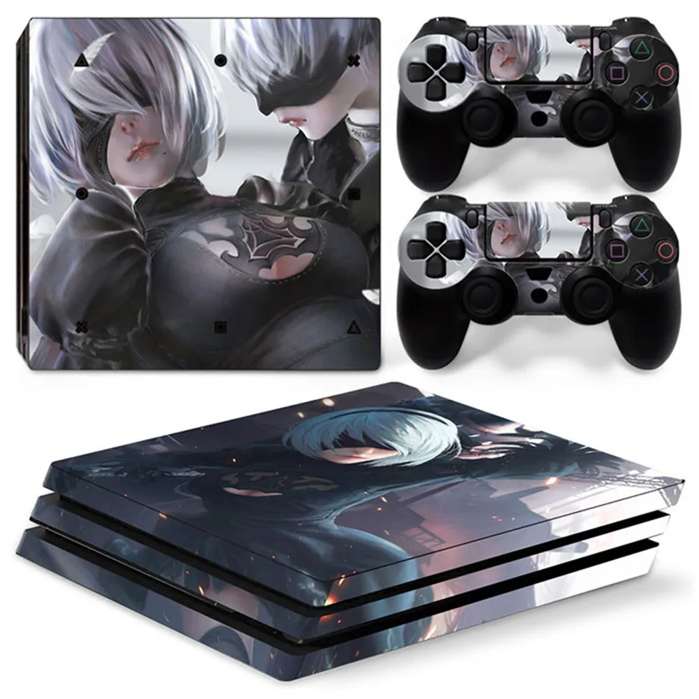 Vinyl Decal Protective Skin Cover Sticker Voor PS4 Pro Console & Controller