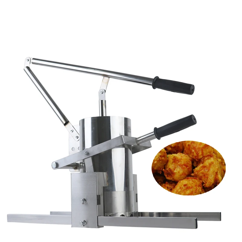 

Fishball Meat Ball Machine Maker Stainless Steel Small Meatball Making Machine Manual Fish Beef Meatball Forming Machine