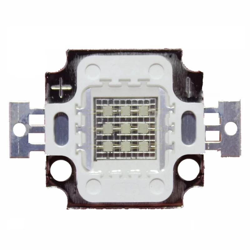 5PCS/lot 10W  Royal Blue 450nm LED Deep Red Color 660NM  High Power LED Lamp Light For Plant Grow Aquarium