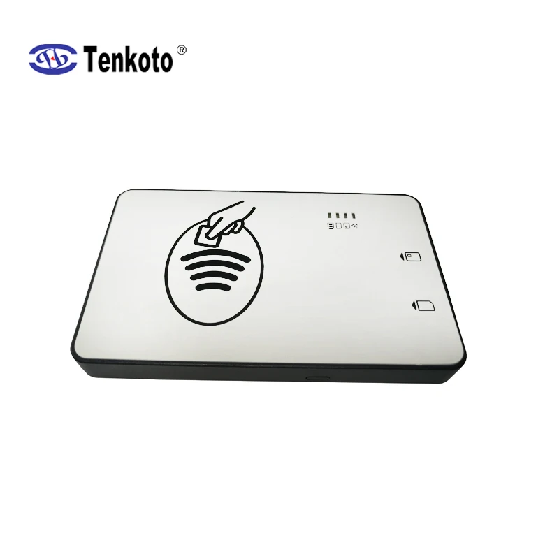 Wireless Bluetooth Contactless RFID IC Chip Insert SIM Wireless NFC Card Reader Writer