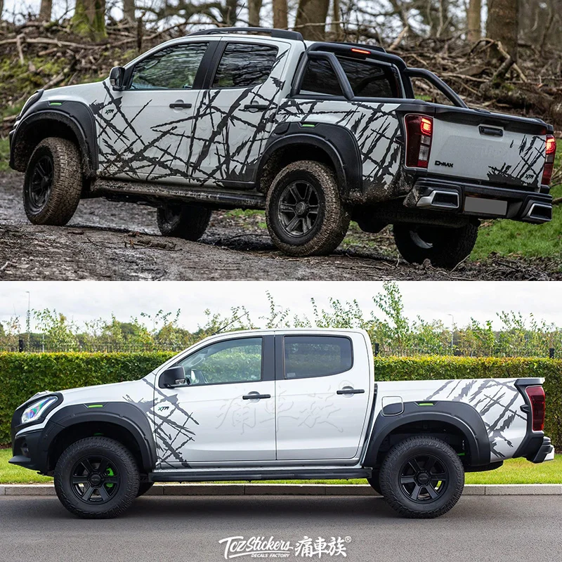 

FOR Isuzu D-max car sticker XTR pickup body decoration modified car sticker NAVARA