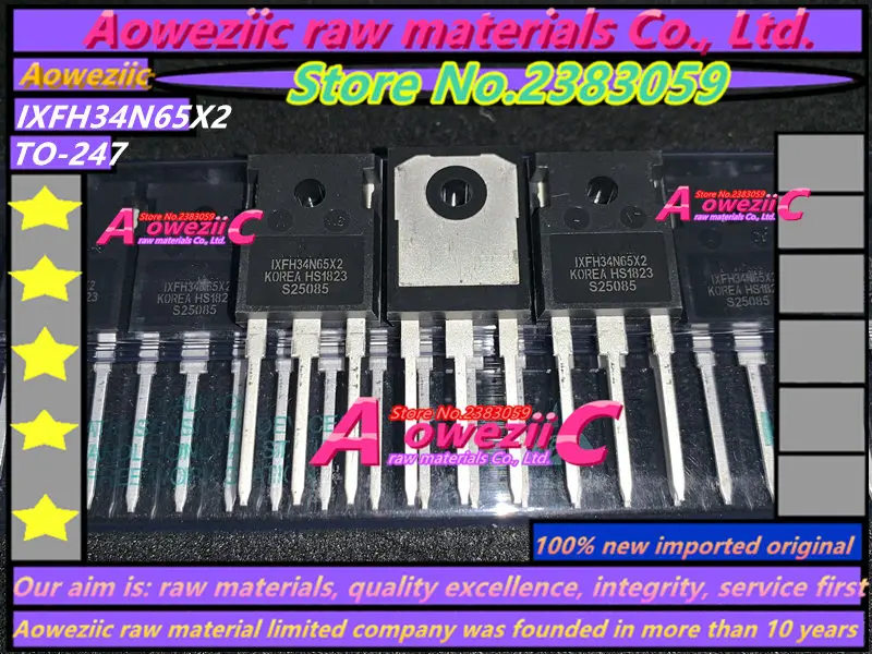 Aoweziic 2018 + 100 новый импортный оригинальный IXFH34N65X2 TO-247 FET MOS 650V 34A
