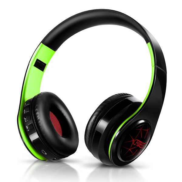 Nieuwe aanwinst LED-ademhalingslampjes Draadloze Bluetooth-hoofdtelefoon Mobiele headset Ondersteunt mobiele computer tablet Zware bas