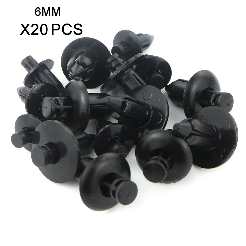 

6mm 7mm 8mm 20pcs Plastic Push Rivet Fairing Clips Fastener For Kawasaki Honda Yamaha Suzuki Ducati Aprilia Triumph Cagiva KTM