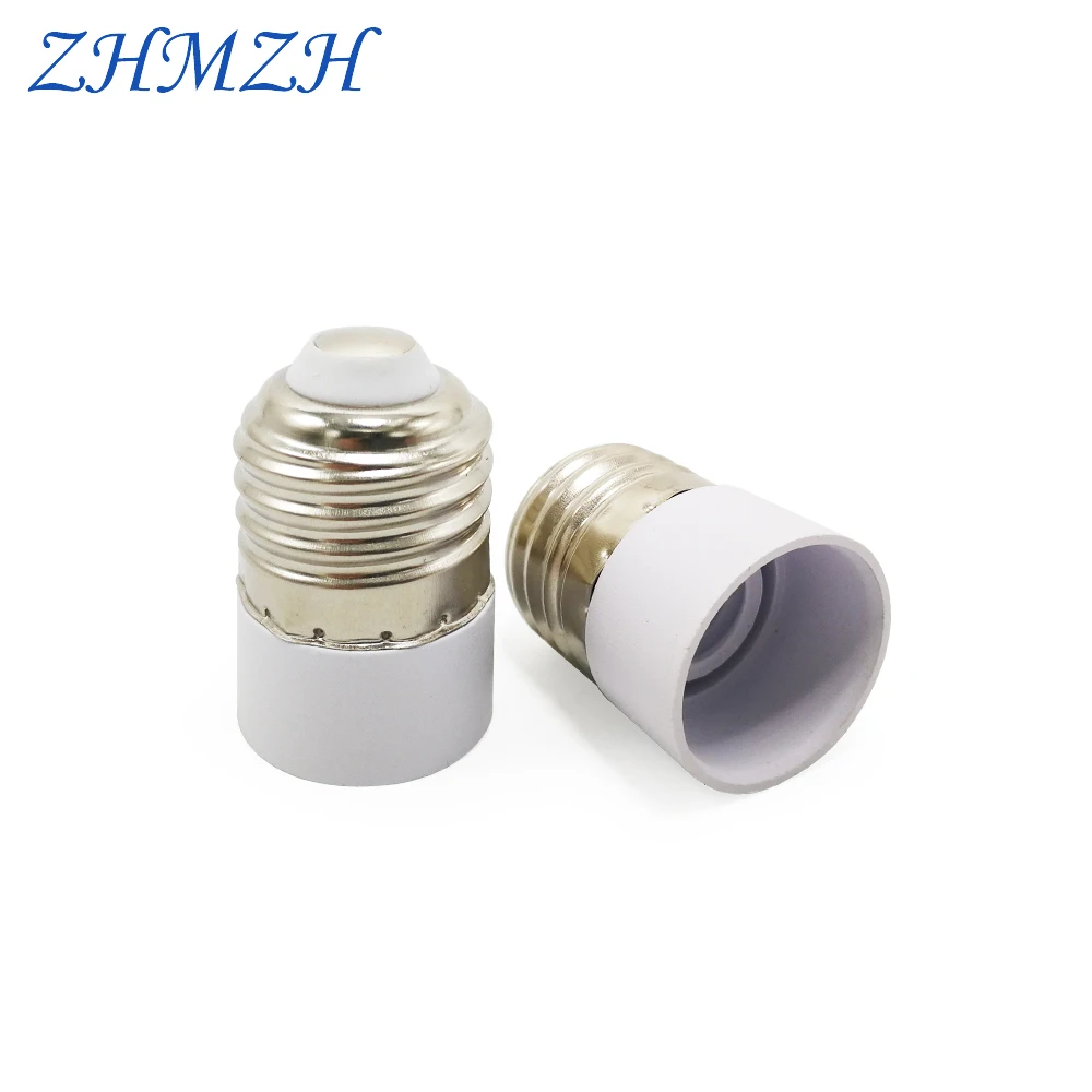 

2pcs/lot E27-E14 Lamp Holder Converter Socket Adapter ase Fireproof Material Screw Mouth Lamp Socket Changer Lighting Accessorie