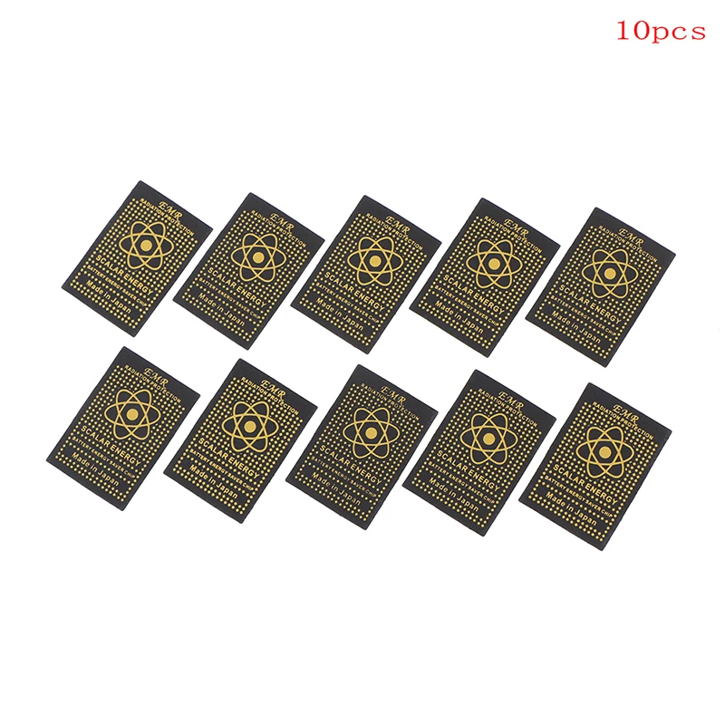 10pcs EMR Scalar Energy Phone Sticker Anti Radiation Chip Shield Keep Health