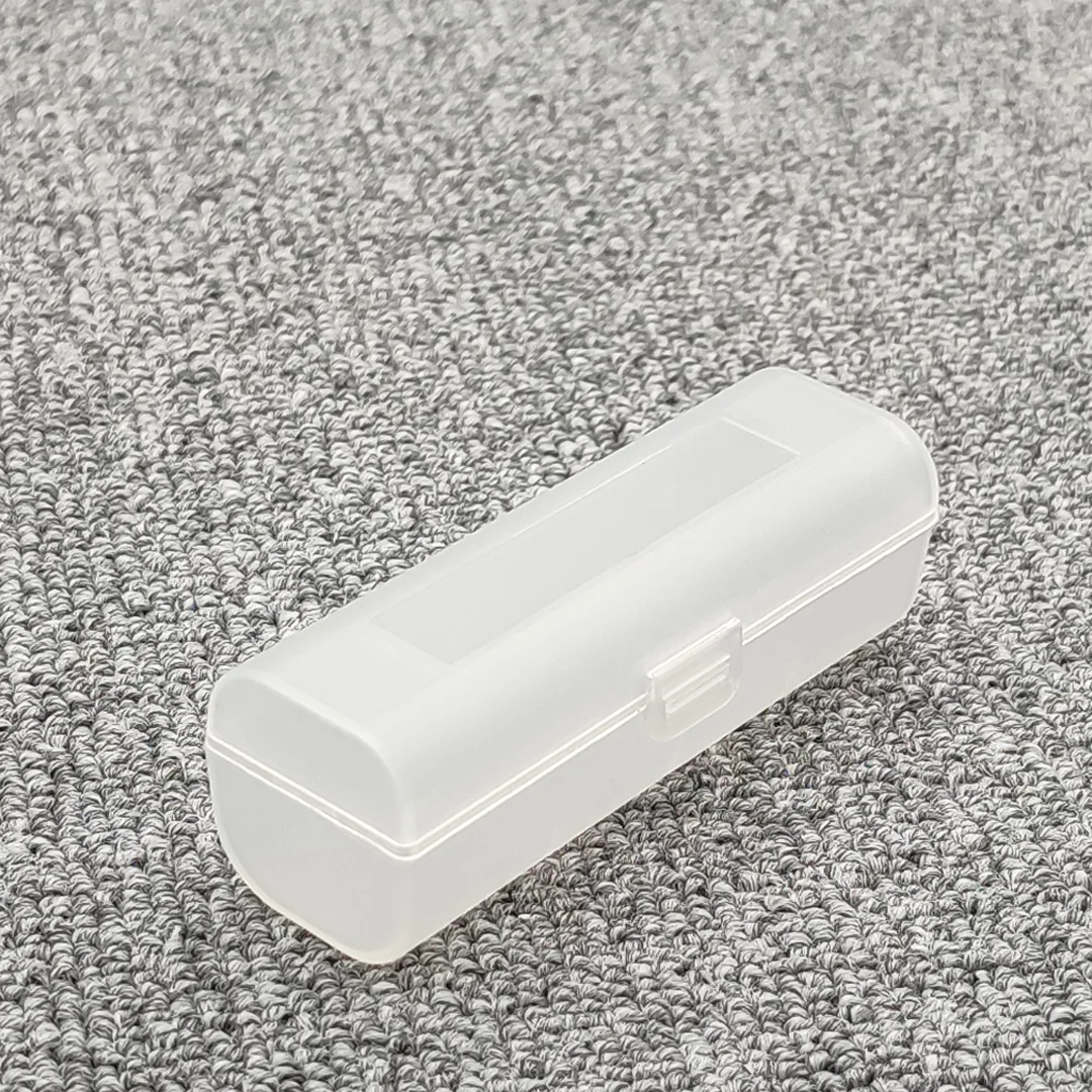 21700 26650 18650 Battery Storage Box Hard Case Battery Holder AA AAA Battery Storage Case Plastic Box Transparent