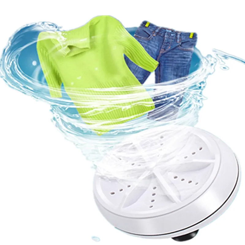 USB Portable Mini Washing Machine Easy Operation Personal Rotating Turbine Washer Suitable For Travel