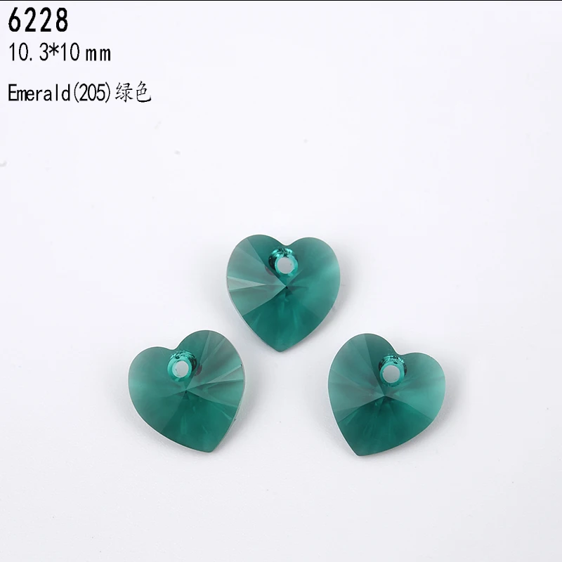 Ms.Betti Heart Pendant 6228 Austrian Crystal Beads For DIY Jewelry Making Accessories Findings