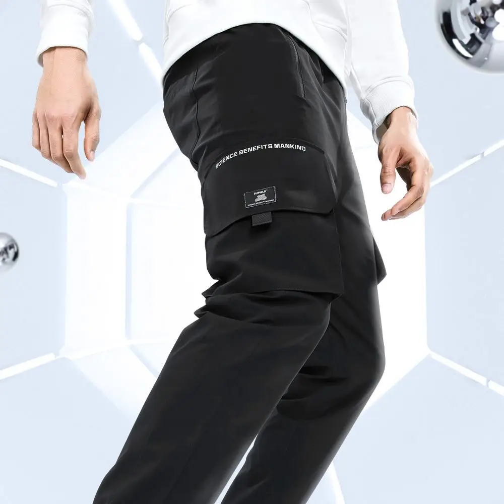 Брюки-карго Youpin SUPIELD Aerogel, водоотталкивающие, оригинальные модные уличные Зимние теплые брюки