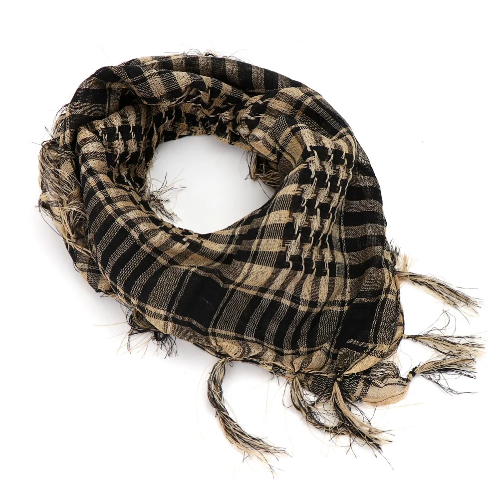 Chal cuadrado ligero para hombre, bufanda táctica militar, Ejército del desierto, KeffIyeh, Arafat, novedad de 2023