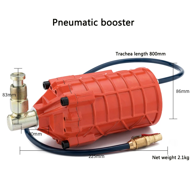 Industrial grade pneumatic jack booster booster pump hydraulic vertical conversion shop aid tool