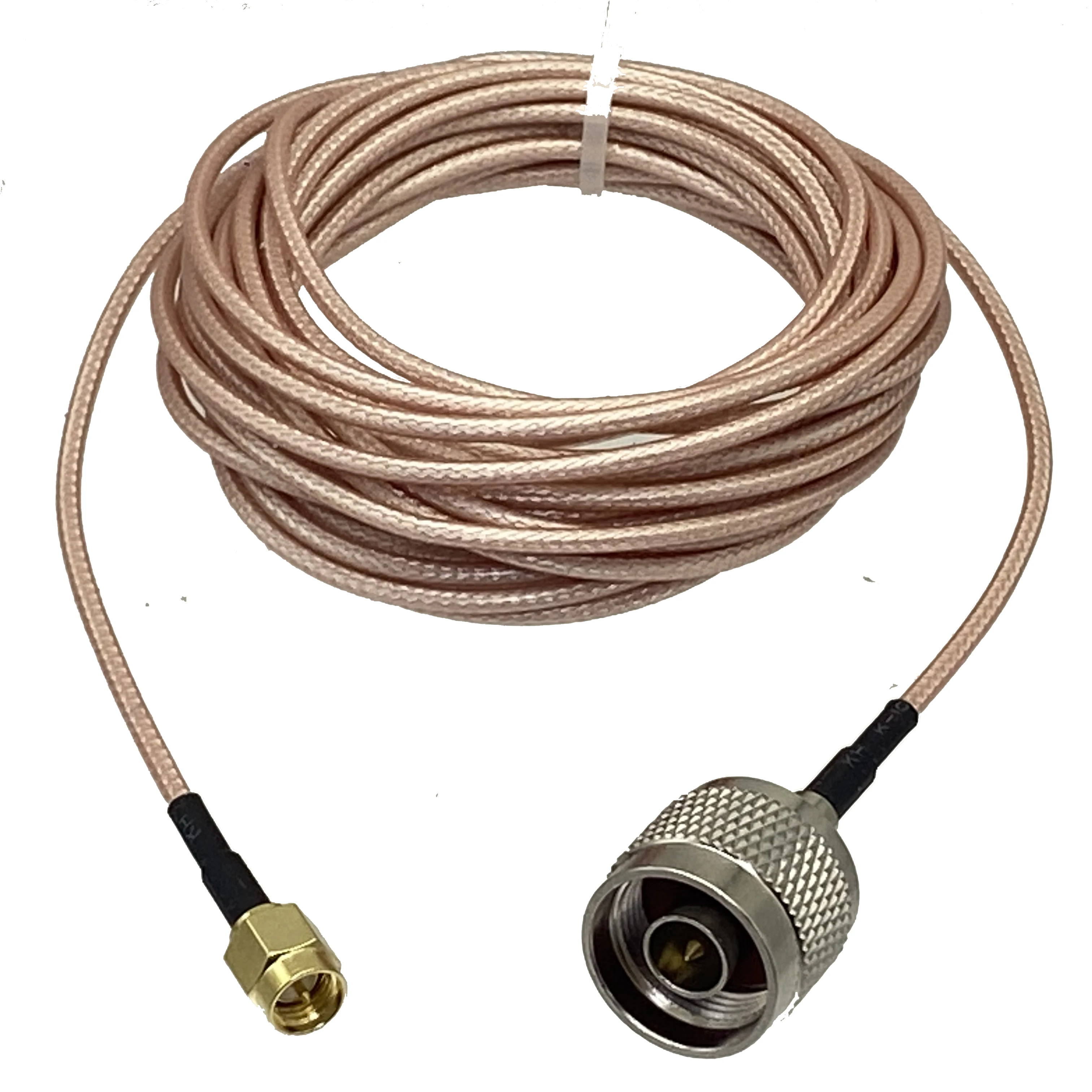 RG316 Cable SMA Male Plug to N Male Plug Connector Crimp RF Coaxial Pigtail Jumper Adapter New Wire Terminal  4inch~10FT