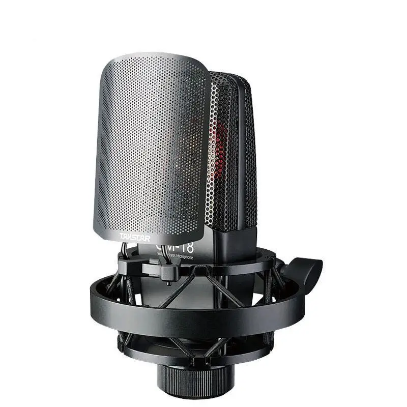 Hot TAKSTAR SM-18 ICON Upod Pro Condenser Microphone & USB Audio Interface Sound Card Kit , For Live Broadcast Studio Recording