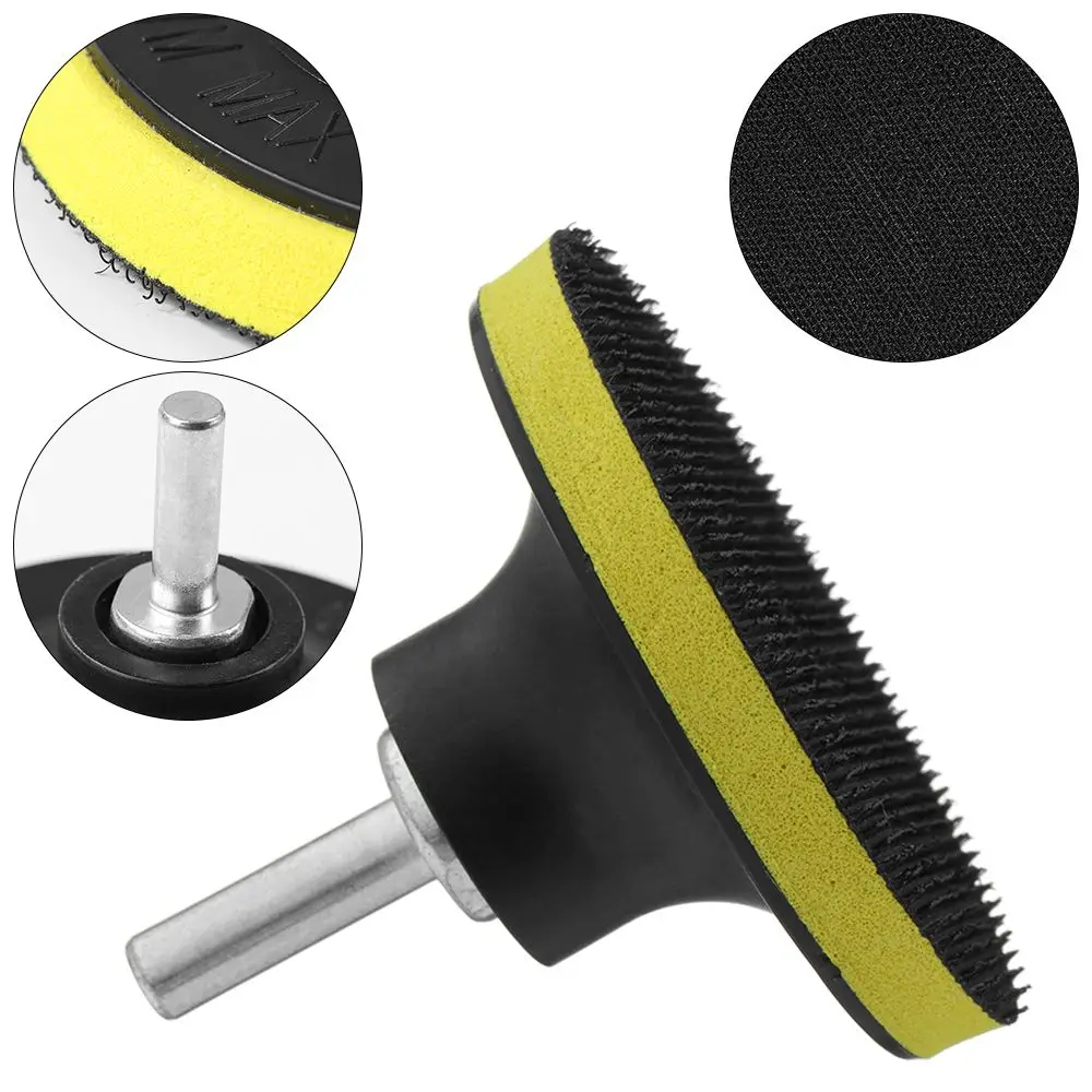 100/125mm Felt Polish Disc Abrasive disks Disco soporte Pad Hook-Loop Plate Sandpaper Self-adhesive Sanding Disc Backing Pad