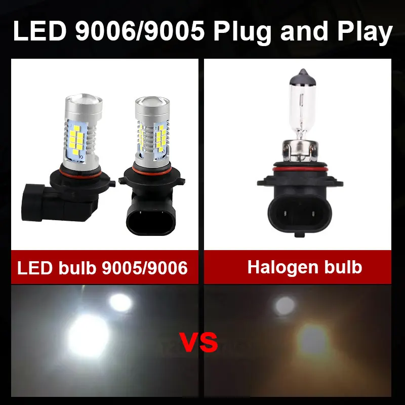 2pcs LED Fog Light Blub 9006 HB4 Lamp Canbus For Lexus GS300 GS430 GS350 GS460 RX300 RX330 RX350 LS430 LS460 ES330 ES350 IS250