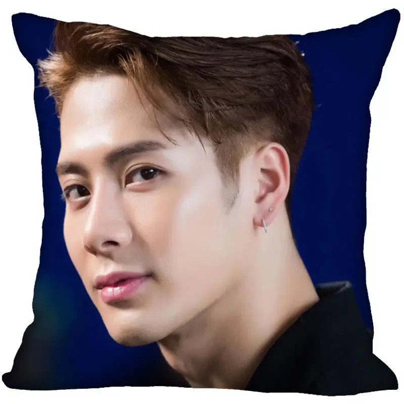 Custom GOT7 Jackson Pillow Cover Bedroom Home Office Decorative Pillowcase Square Zipper Pillow Cases Satin Soft No Fade 0519