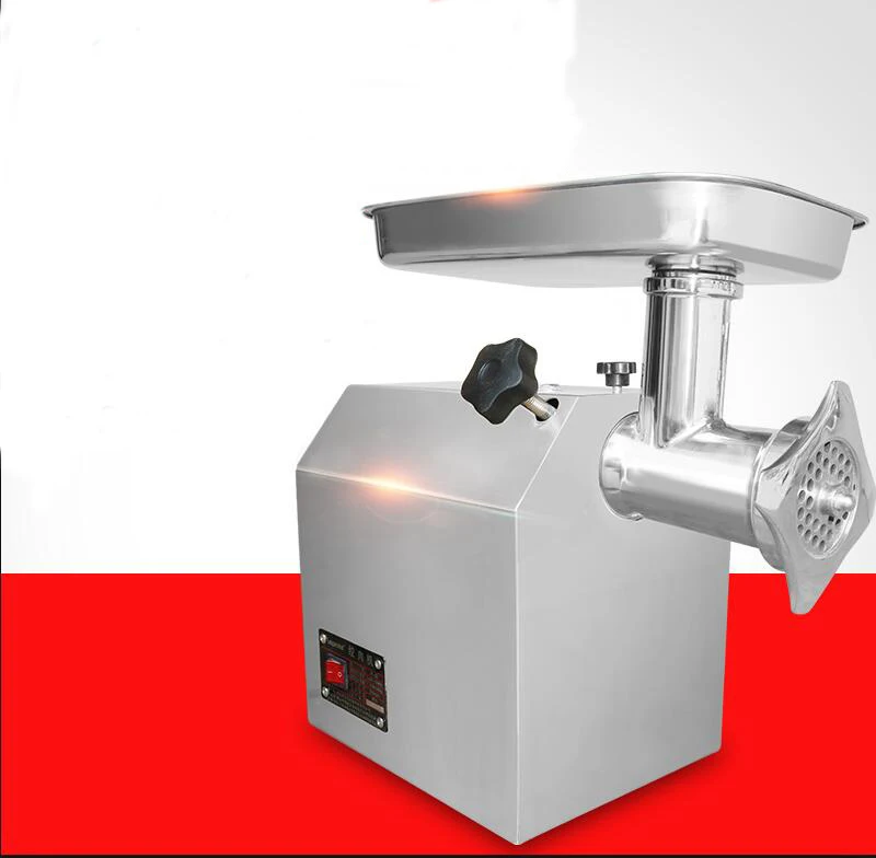 Stainless steel automatic multi-function meat grinder, commercial large model high-powered minced meat and meat stuffing machine