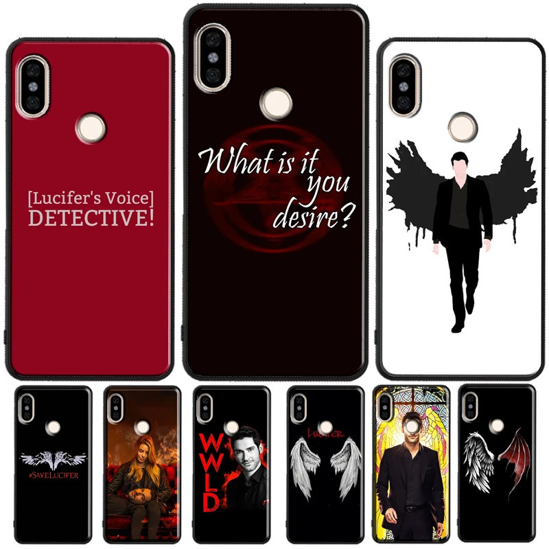 American TV Lucifer For Redmi Note 11 Pro Phone Case For Redmi Note 10 Pro 7 8 9 Pro 10S 9S Redmi 10 9A 9T 9C