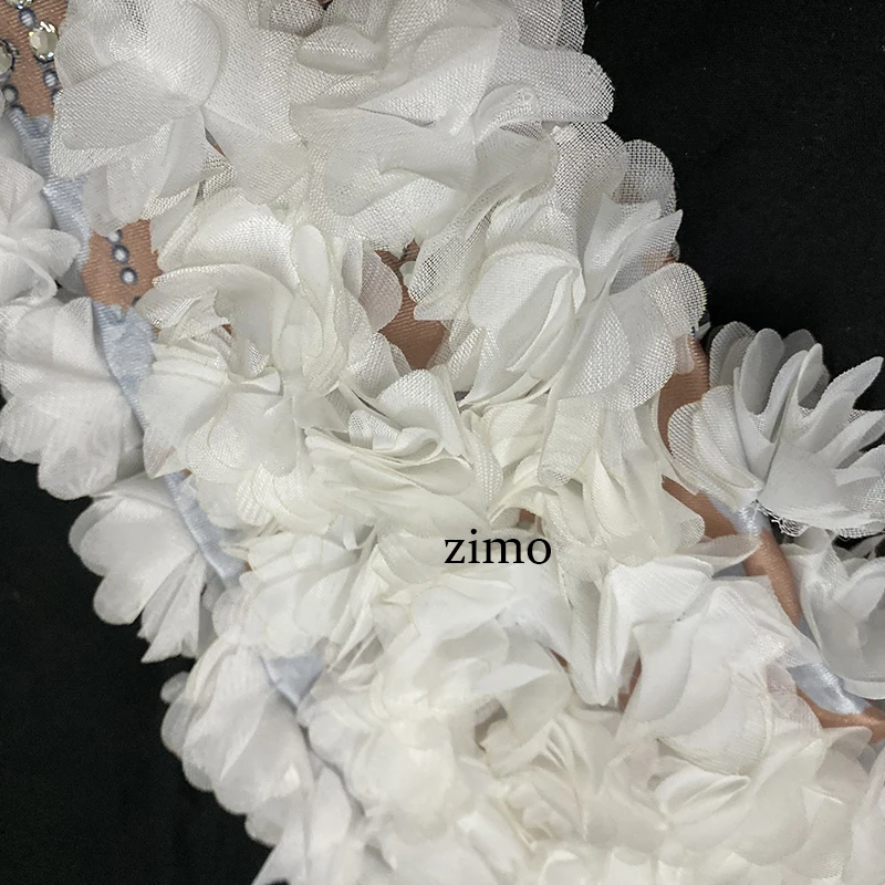 nappa di lusso Perla Strass Body Donna Body sexy pole Dance Festa di compleanno Club drag queen Costume da performance sul palco