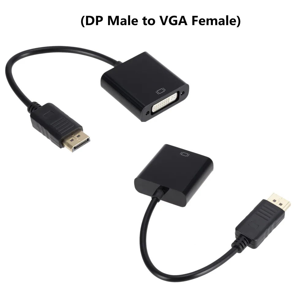 LccKaa DisplayPort Display Port DP to DVI Adapter Cable Male to Male Converter for PC Computer Laptop HDTV Monitor Projector