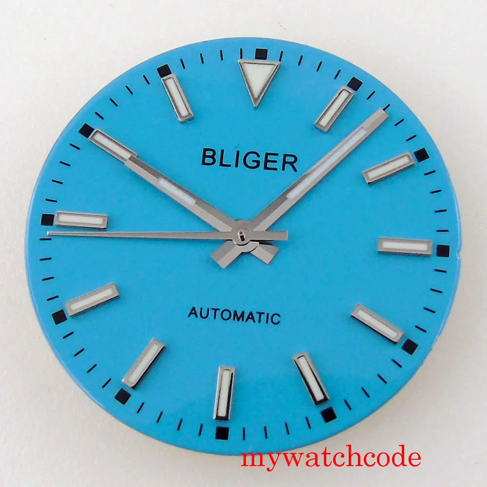 29,2 мм черный синий циферблат Datejust Hand Fit NH35 NH36 MIYOTA 8215 Mingzhu 2813 ETA 2824 2836 механизм