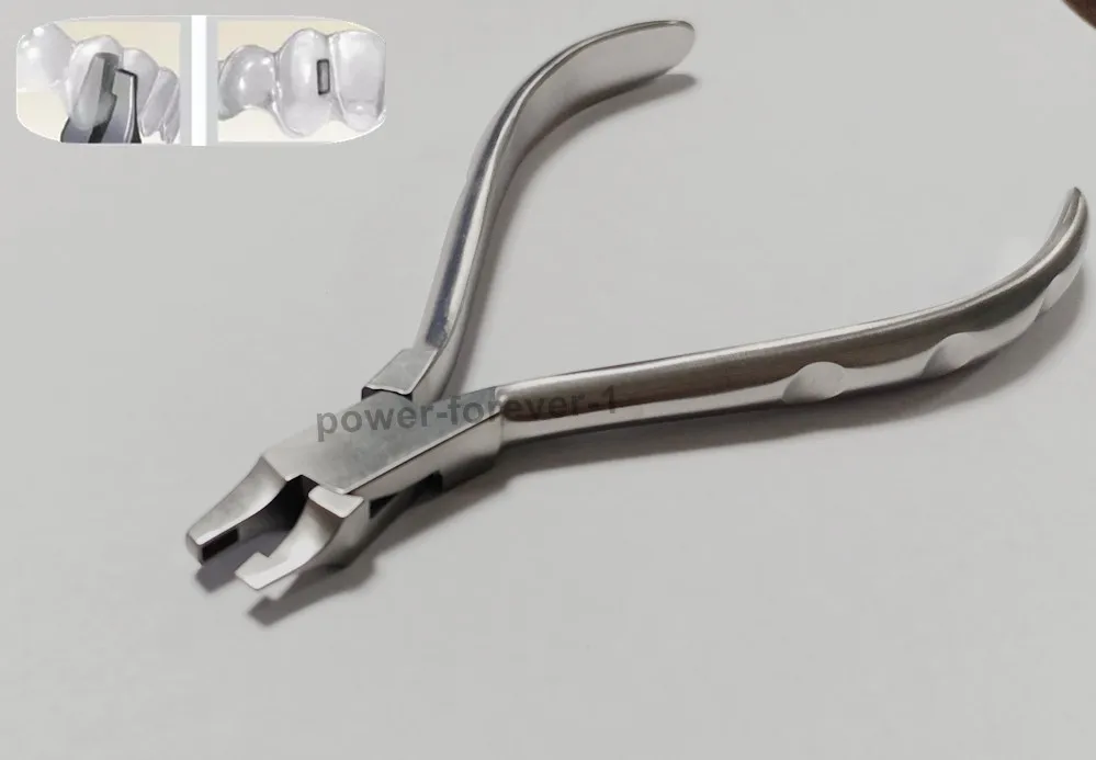 4Types Dental Plier Clear Aligner Vertical Notch Horizontal Level Tear Drop Hole Punch Half Moon Thermal Forming Invisable Brace