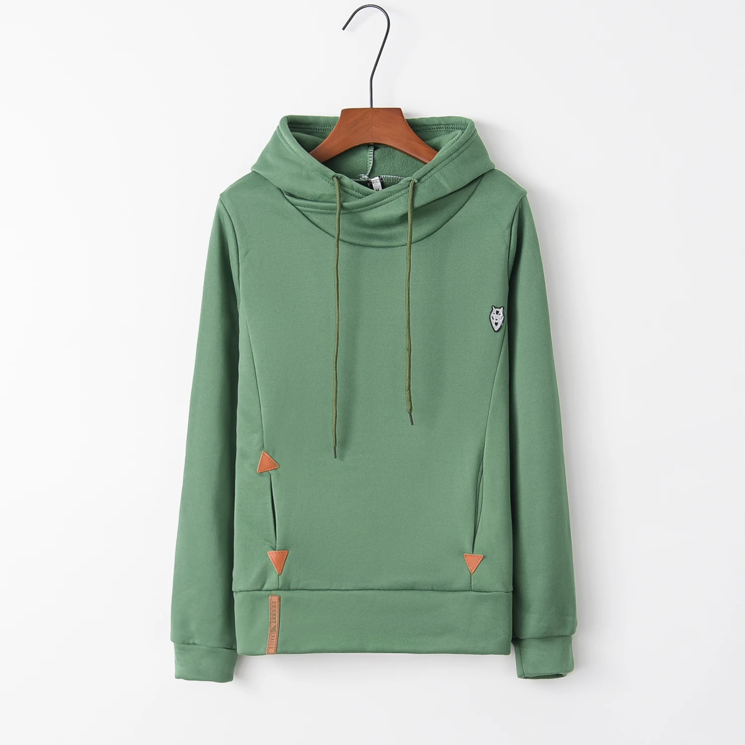 Langarm-Hoodie mit Stickerei und Tasche Modischer Trend Herbstkleidung für Freizeitkleidung – Detail 8