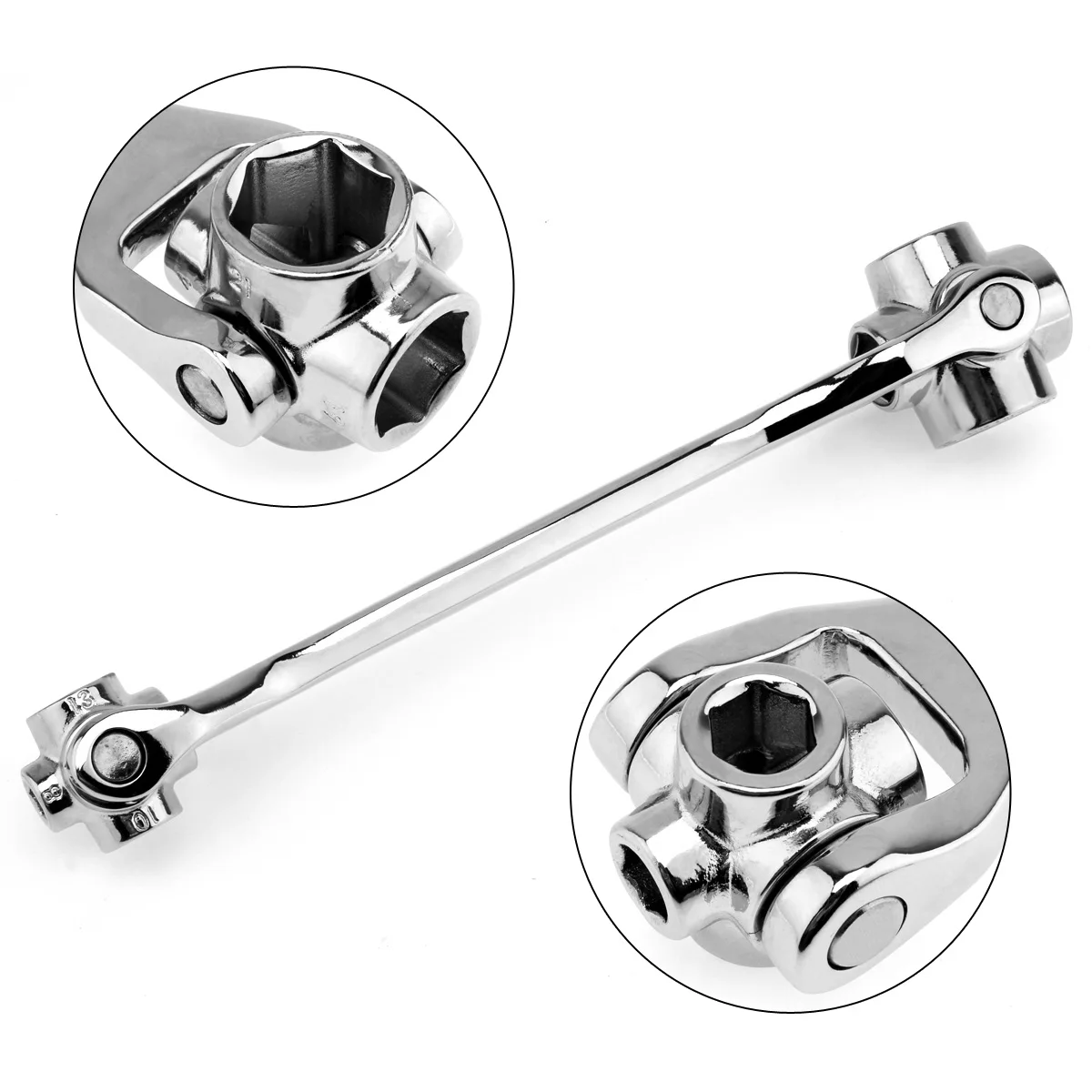 8 In 1 Chiave a tubo per uso domestico 8/10/12/13/14/17/19/21mm Chiave Multi Strumento Utensili manuali Herramientas Ferramentas Accessori