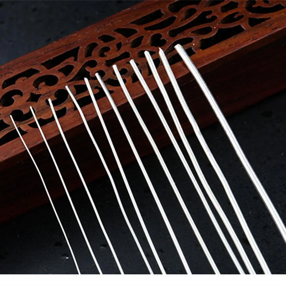 925 srebro miękkie pół twarde druty 0.3mm 0.4mm 0.5mm 0.6mm 0.7mm 0.8mm 1mm 1.2mm 1.5mm, długość 100cm
