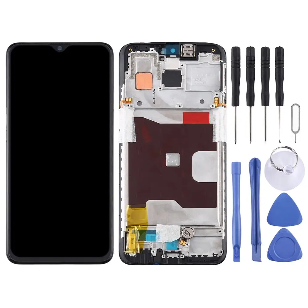 LCD Screen and Digitizer Full Assembly with Frame for OPPO Reno Z