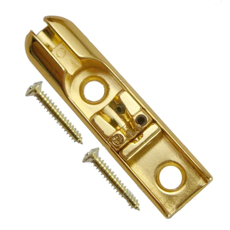 Ein Satz von 4 goldenen Aingle 4-saitigen Bassgitarren-Brücken, individuelle Brücken für E-Bass, Zubehörteile – Detail 3