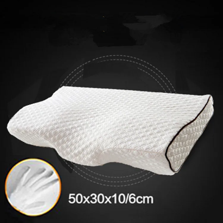 Bed Body Pillow Wedge Neck Pillows Fluffy Memory Foam Pillow Cervical Pillow Orthopedic Pillows for Sleeping Big Pad Bedroom