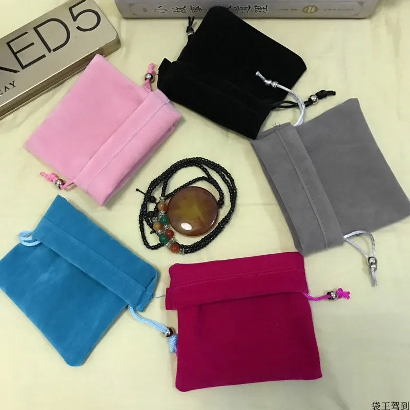 Free shipping velvet drawstring bag for table pc mobile phone mobile HDD gift jewelry packaging bags pouch customize wholesale