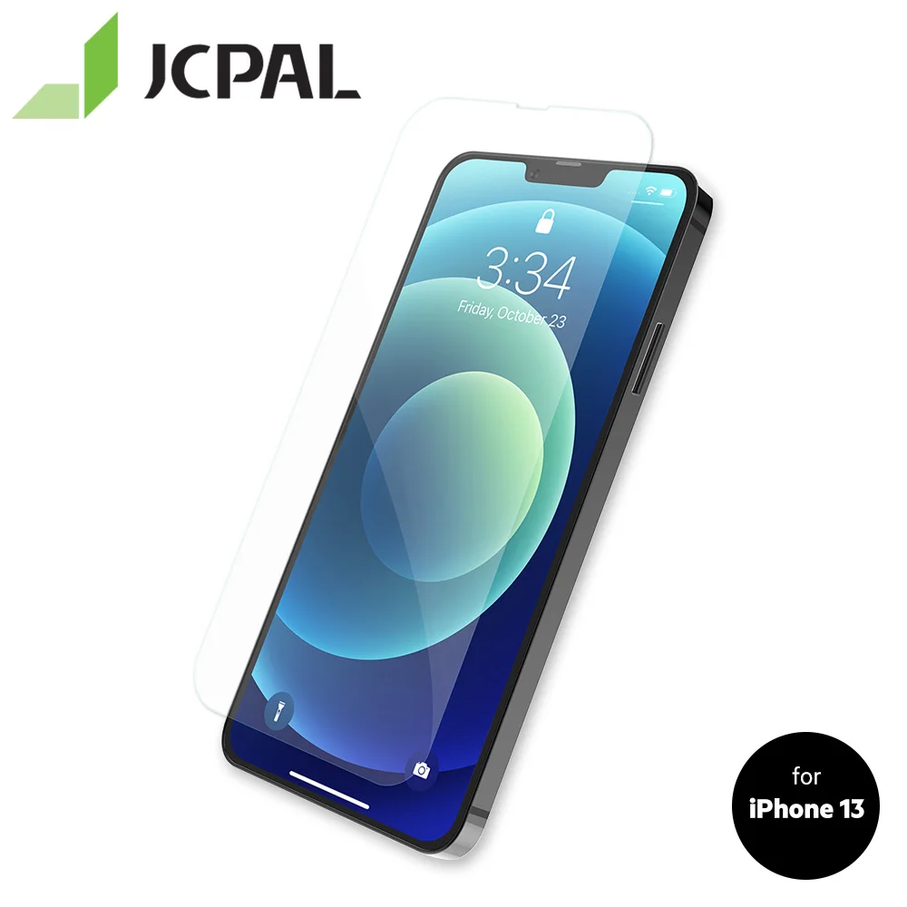 

JCPAL Tempered Glass Screen Protector Curved Edge for iPhone 13 for iPhone 11 for iPhone XS