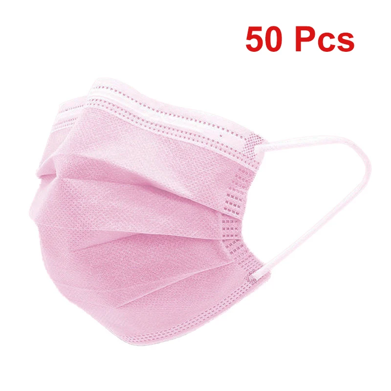 Masken 3-lagige Maske Gesichtsmasken Melt Blown Cloth Einweg-Anti-Staub-Schutzmasken Ohrbügel Mundmaske Schwarze Mascarillas