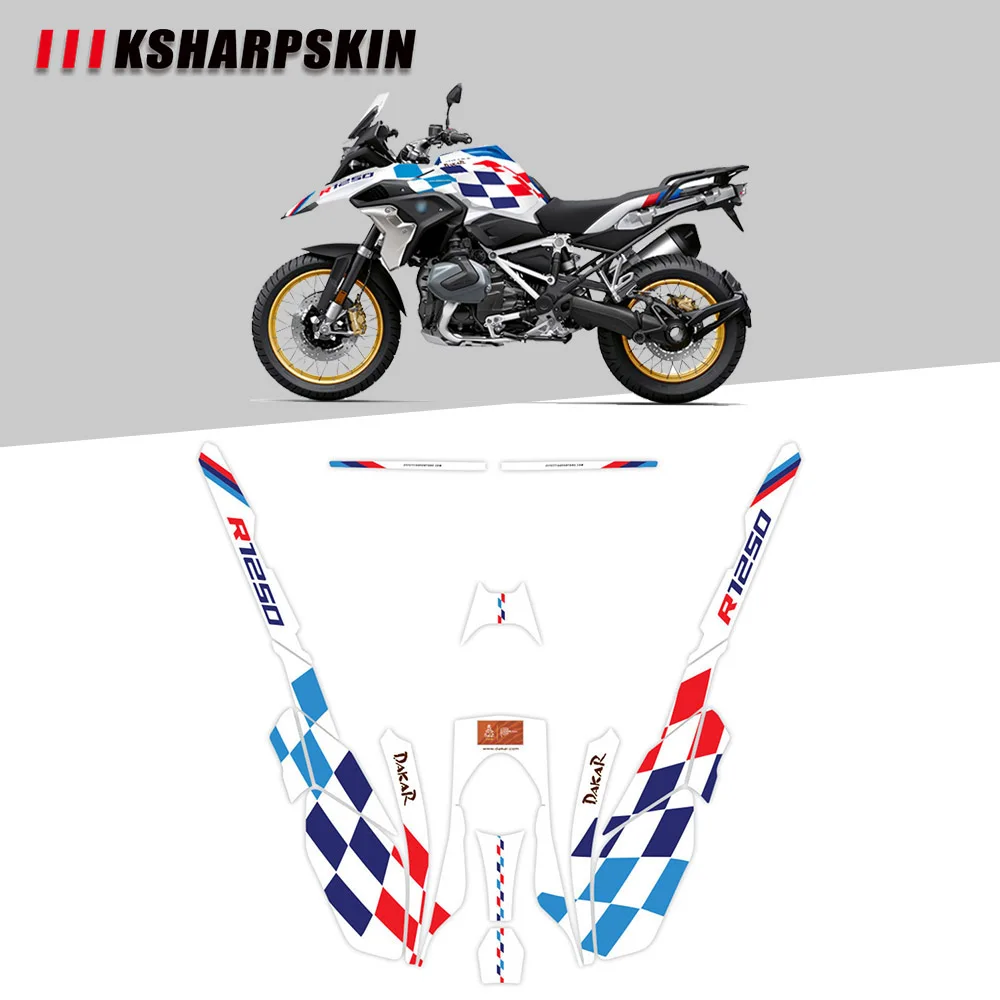 Motorcycle body stickers waterproof moto protection Reflective decal decorative film for BMW R1250GS 2019 r1250 gs r 1250 gs