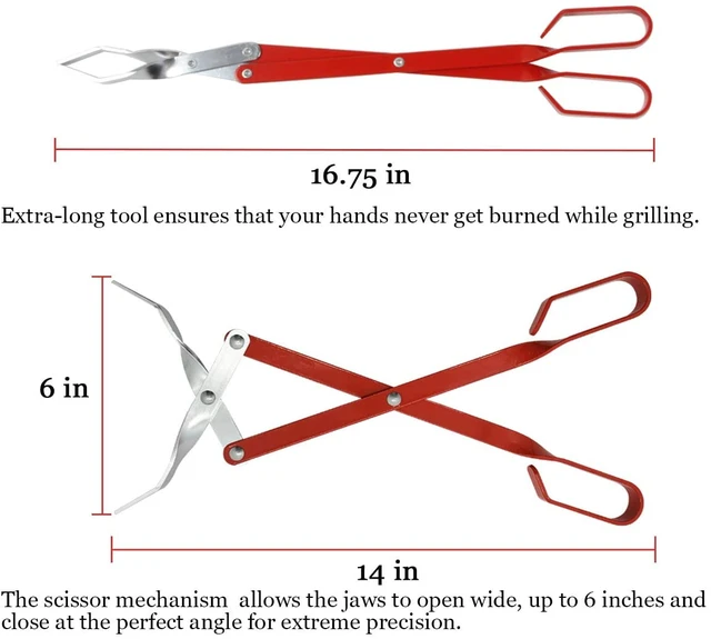 Grill Scissors Tongs Aluminium Barbecue Grill Tong Grill Set Extra Light  and Long Kitchen Tongs Barbecue Tool Grill Accessories - AliExpress